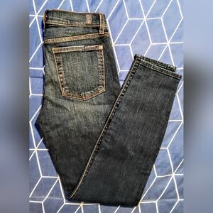 7 for all mankind b(air) authentic denim ankle skinny jeans size 28